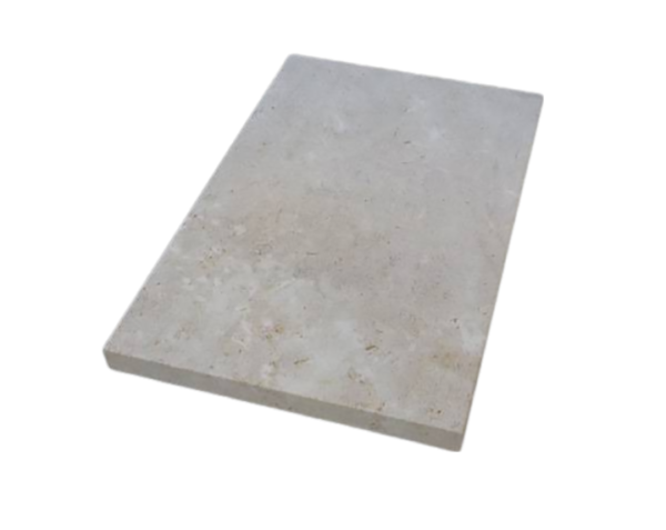 Acrotères en pierre  -  100 x 35 x 5  - VENDU PAR 6 -  Lanvignes Doré Jaune Vieilli  -  Longueurs Fixes 100 cm