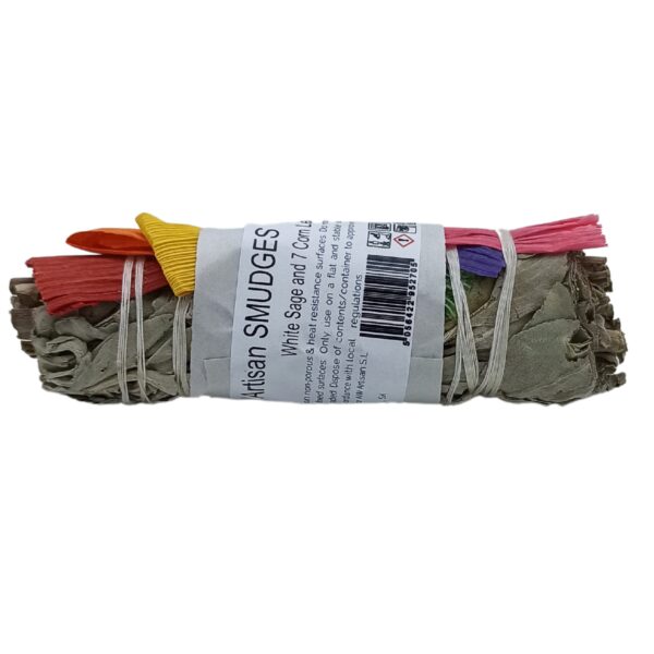 Smudge Stick - Sauge Blanche et 7 Feuilles de Maïs- Vendu par 1 – Image 2