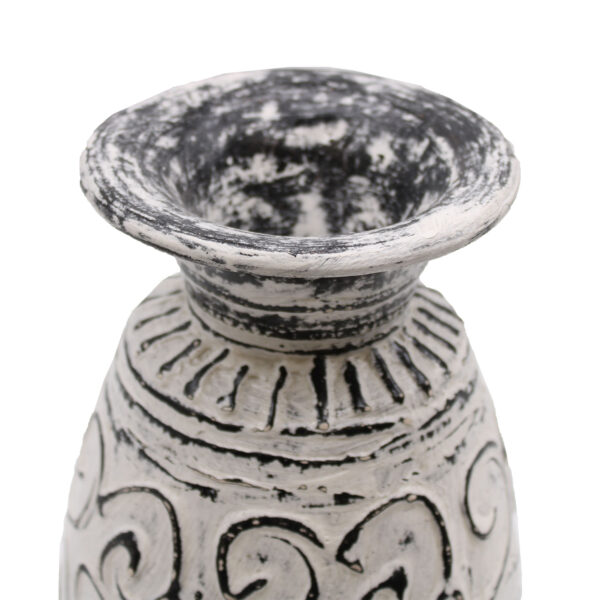 Vase en Forme de Tourbillons - Crème- Vendu par 1 – Image 3