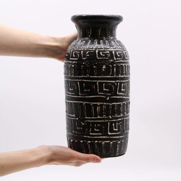 Vase Droit Grec - Chocolat- Vendu par 1 – Image 3