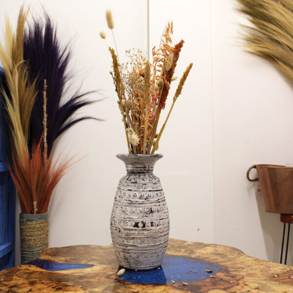Vase de Forme Classique - Crème- Vendu par 1 – Image 2