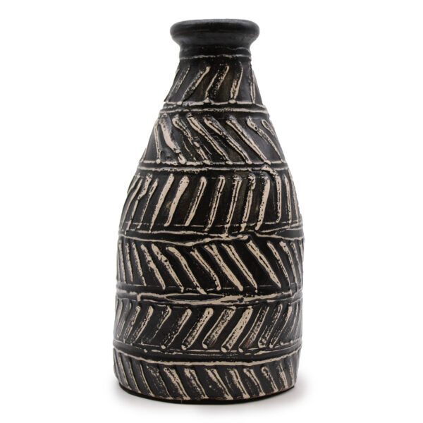 Vase Cône Grec - Chocolat- Vendu par 1