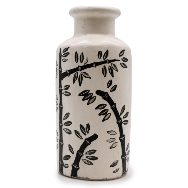 Vase Droit Motif Bambou - Naturel- Vendu par 1