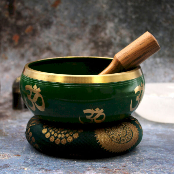 Ensemble de bols chantants Lrg Arbre de Vie - Vert 14 cm- Vendu par 1 – Image 4