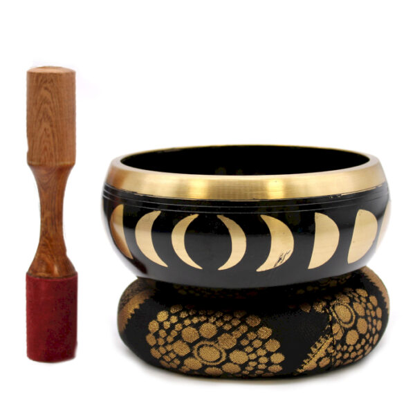 Ensemble de bols chantants Lrg Moon Phase - Noir 14 cm- Vendu par 1