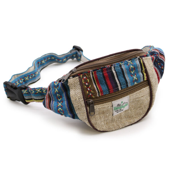 Sac banane - Chanvre et coton Design aléatoire- Vendu par 1 – Image 4