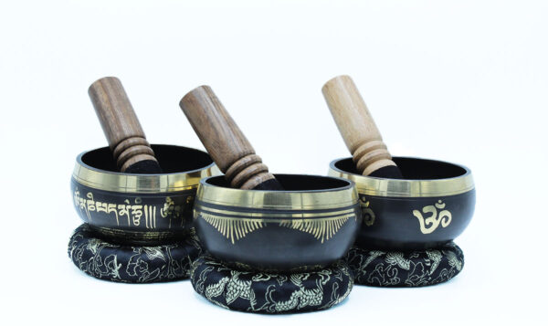 Ensemble de bols chantants Yoga Om- Vendu par 1 – Image 3