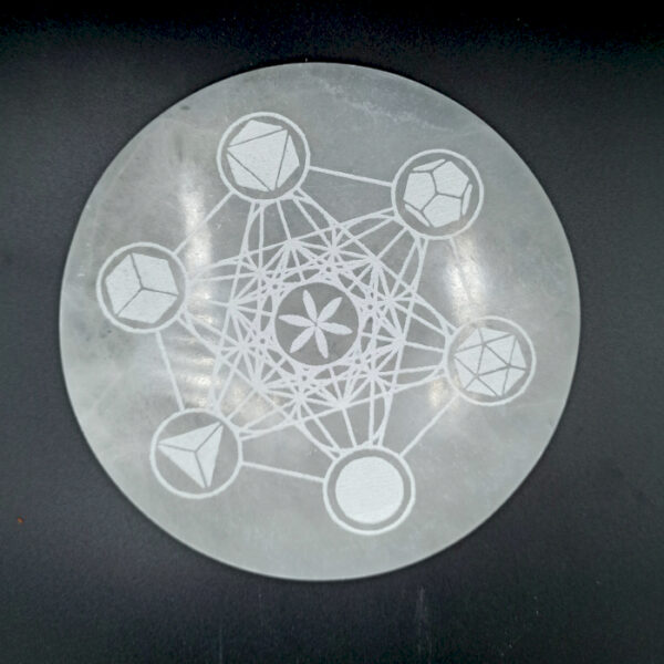 Grande Plaque de Chargement 18cm - Géométrie Sacrée- Vendu par 1 – Image 2