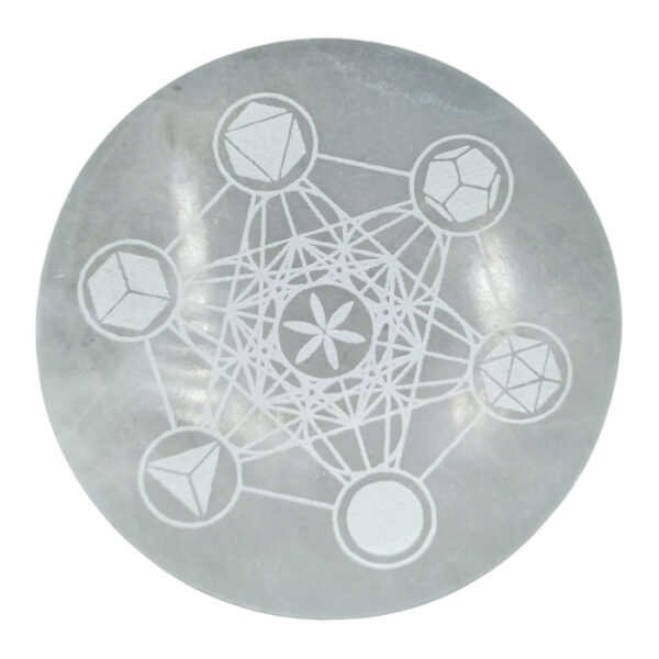 Grande Plaque de Chargement 18cm - Géométrie Sacrée- Vendu par 1