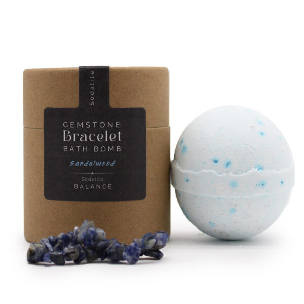 Bombe de bain de bracelet de gemme de sodalite- Vendu par 1