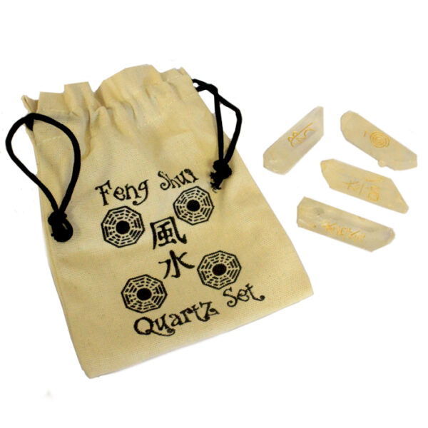 Quartz naturel Fengshui Quatra-Set- Vendu par 1 – Image 3
