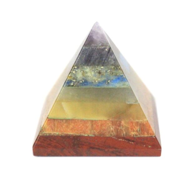 Pyramide des Chakras 30-35mm- Vendu par 1
