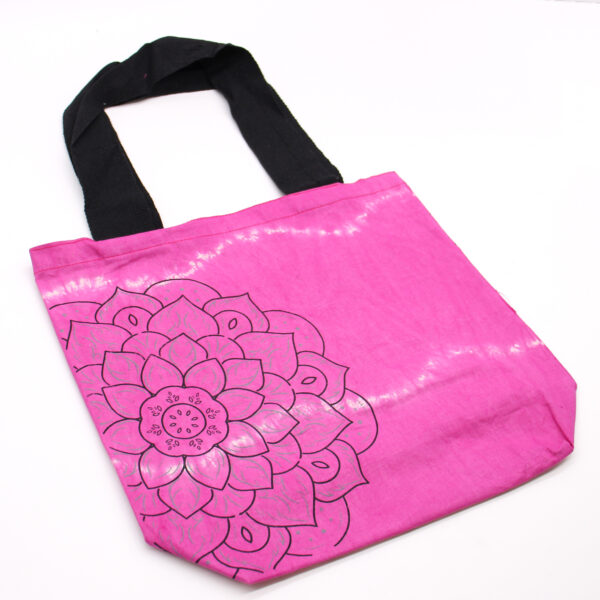 Sac en Coton Tye-Dye (6oz) - 38x42x12cm - Mandela - Magento - Anse Noire- Vendu par 1 – Image 3