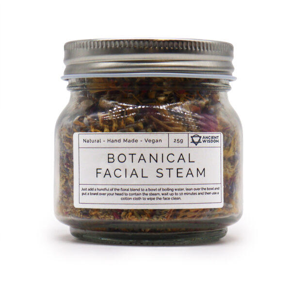Mélange à vapeur botanique pour le visage - Naturel 25g- Vendu par 1