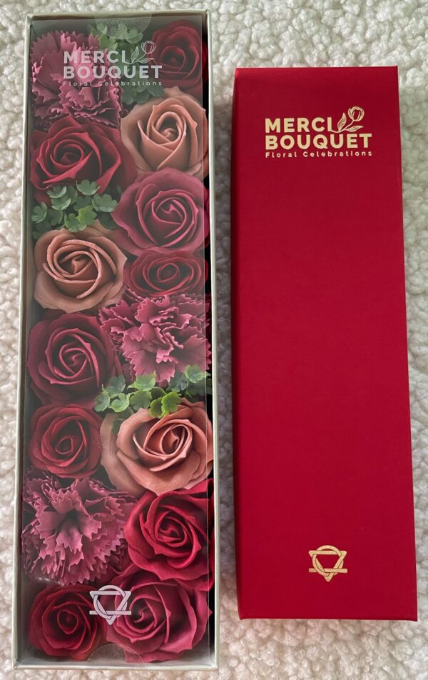Boîte Longue - Roses Vintage- Vendu par 1