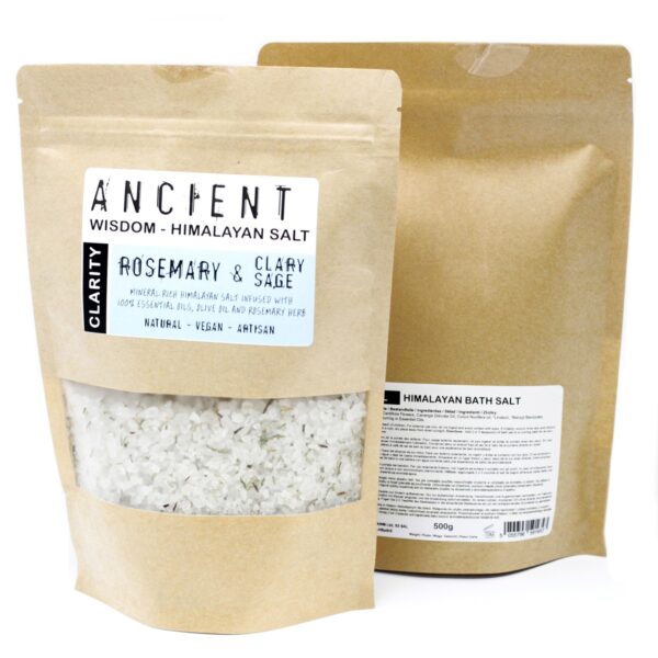 Mélange de sels de bain de l'Himalaya 500 g - Clarté- Vendu par 1