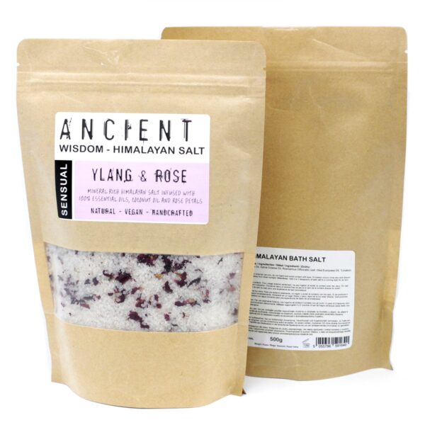 Mélange de sels de bain de l'Himalaya 500g - Sensuel- Vendu par 1