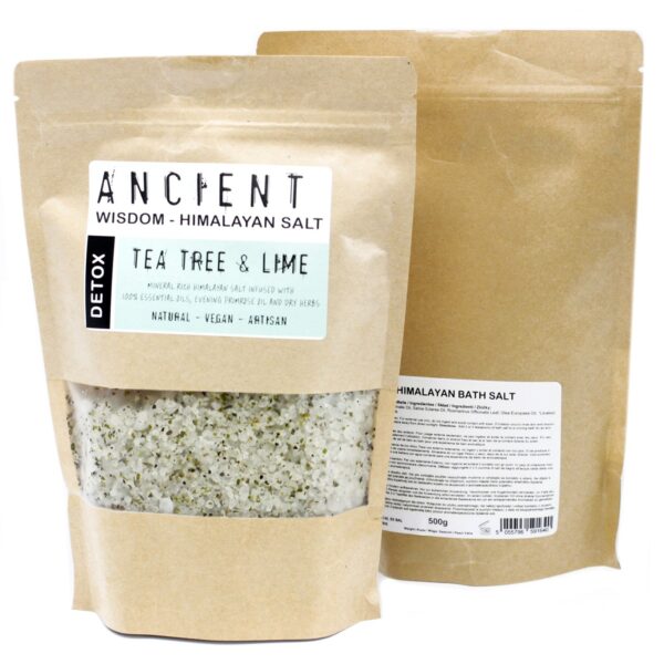 Mélange de sels de bain de l'Himalaya 500g - Détox- Vendu par 1