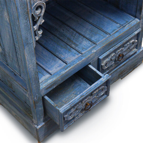 Armoire de salle de bain Albasia - Bluewash- Vendu par 1 – Image 3