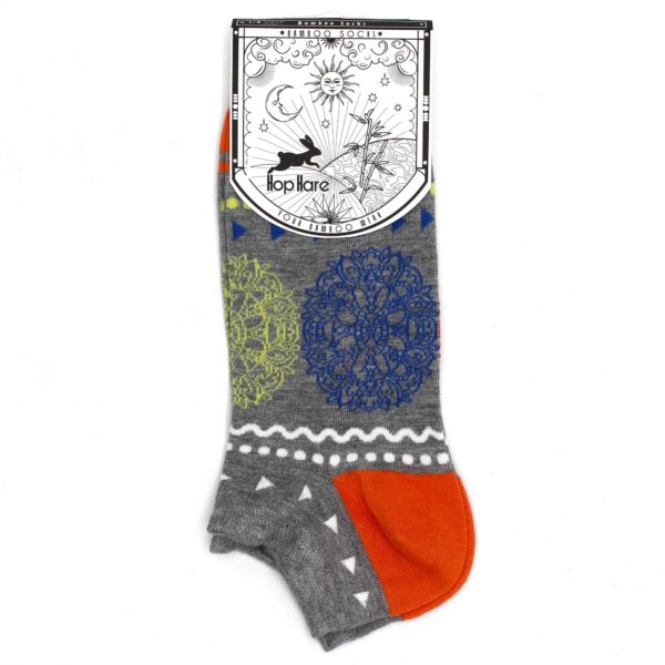 Chaussettes basses en bambou Hop Hare S/M (36-40) - Fleurs de Vie- Vendu par 1 – Image 3