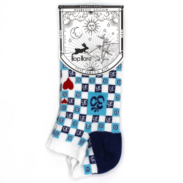 Chaussettes basses M/L Hop Hare Bamboo (41-46) - Om et Evil Eye- Vendu par 1 – Image 2