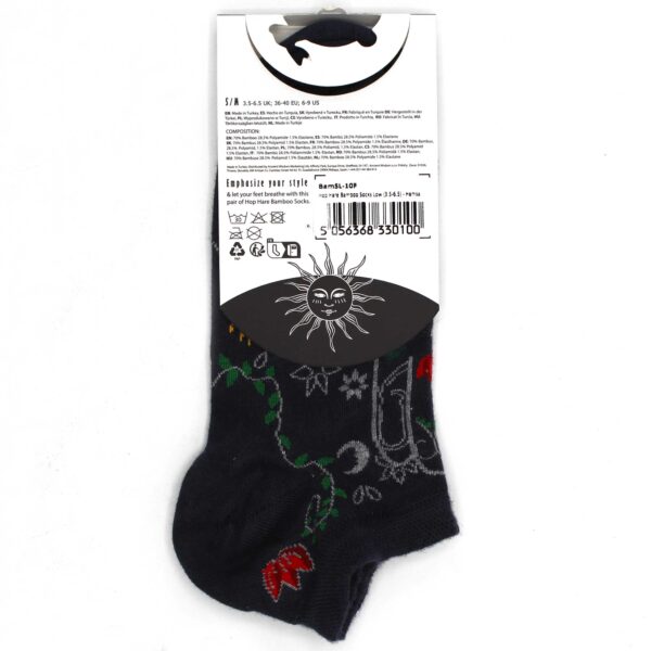 Chaussettes basses en bambou Hop Hare S/M (36-40) - Hamsa- Vendu par 1 – Image 3