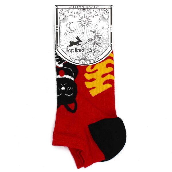 Chaussettes basses en bambou Hop Hare S/M (36-40) - Lucky Cat- Vendu par 1 – Image 2