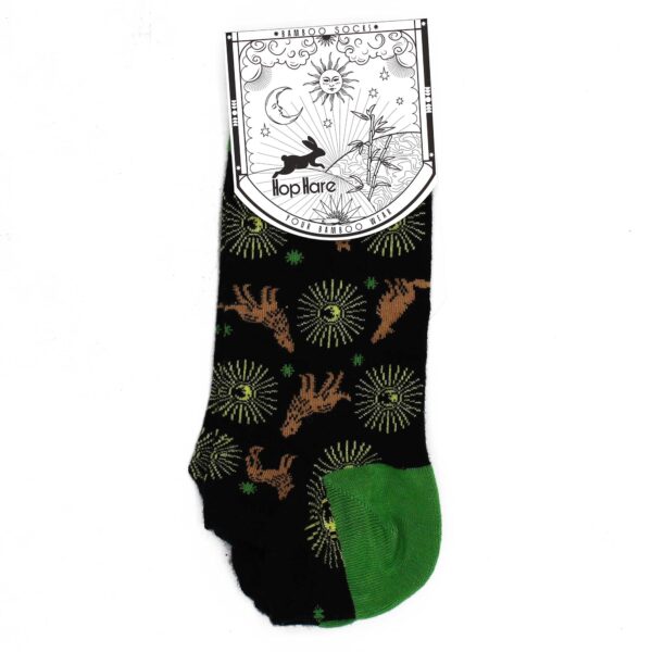 Chaussettes basses en bambou Hop Hare M/L (41-46) - Moonlight Wolfs- Vendu par 1 – Image 2