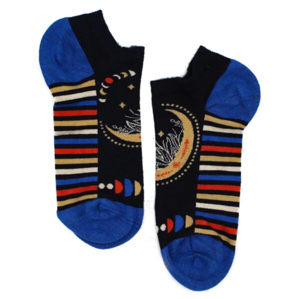 Chaussettes basses en bambou Hop Hare S/M (36-40) - Phases lunaires- Vendu par 1 – Image 4