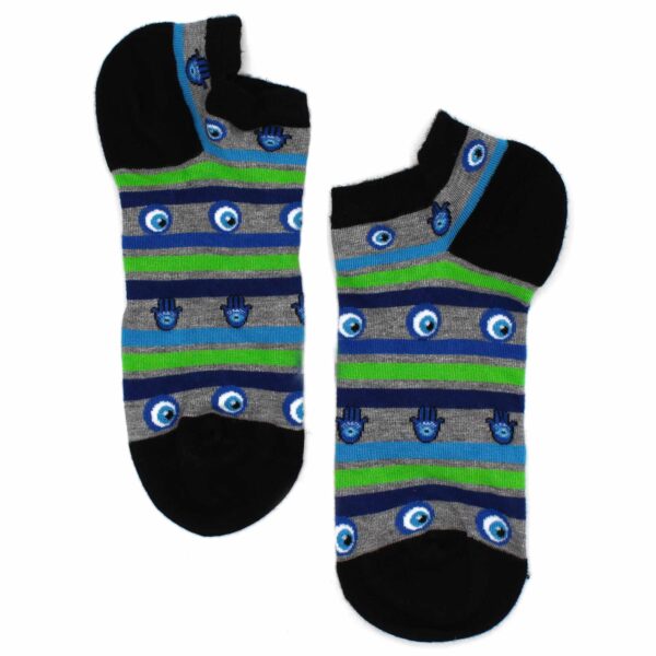 Chaussettes basses en bambou Hop Hare S/M (36-40) - Evil Eye & Hamsa- Vendu par 1 – Image 4