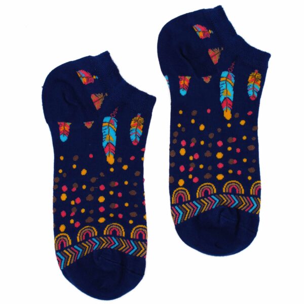 Chaussettes basses en bambou Hop Hare M/L (41-46) - Plumes indiennes- Vendu par 1