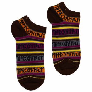 Chaussettes basses en bambou Hop Hare S/M (36-40) - Pierres runiques- Vendu par 1