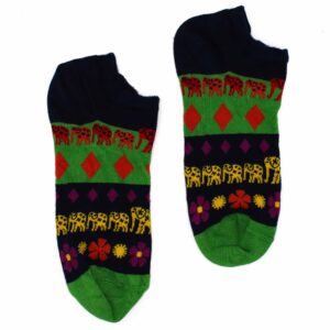 Chaussettes basses en bambou Hop Hare S/M (36-40) - Lucky Elephant- Vendu par 1