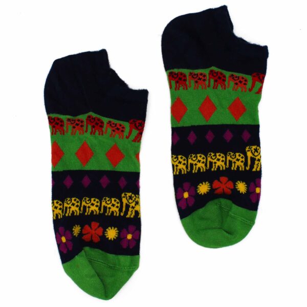 Chaussettes basses en bambou Hop Hare M/L (41-46) - Lucky Elephant- Vendu par 1