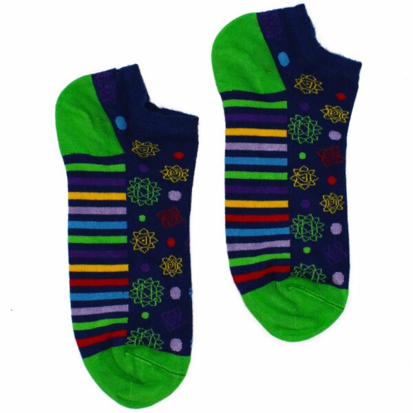 Chaussettes basses en bambou Hop Hare S/M (36-40) - 7 Chakra- Vendu par 1