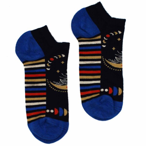 Chaussettes basses en bambou Hop Hare S/M (36-40) - Phases lunaires- Vendu par 1