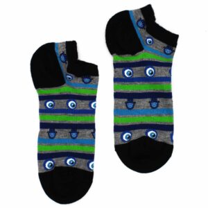 Chaussettes basses en bambou Hop Hare S/M (36-40) - Evil Eye & Hamsa- Vendu par 1