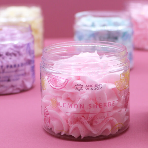 Savon Crème Chantilly Limonade Rose 120g- Vendu par 1 – Image 4