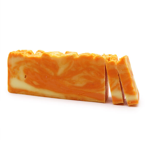 Orange - Tranche de savon à l'huile d'olive- Vendu par 1 – Image 3