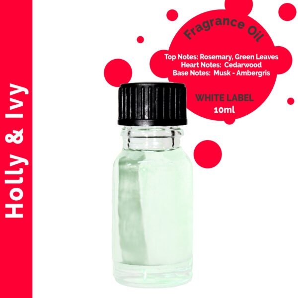 Huile parfumée Houx et Lierre 10 ml - Marque Blanche- Vendu par 1