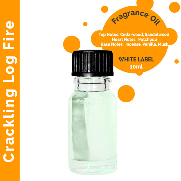 Huile Parfumée Feu de Bûche Crépitant 10 ml - Marque Blanche- Vendu par 1