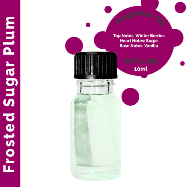 Huile Parfumée Prune Sucre Givrée 10 ml - Marque Blanche- Vendu par 1