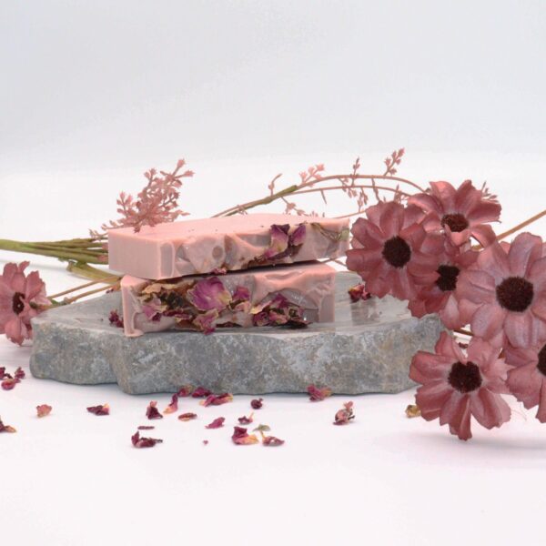 Pain de Savon Rose Enchantée - 100g- Vendu par 1 – Image 2