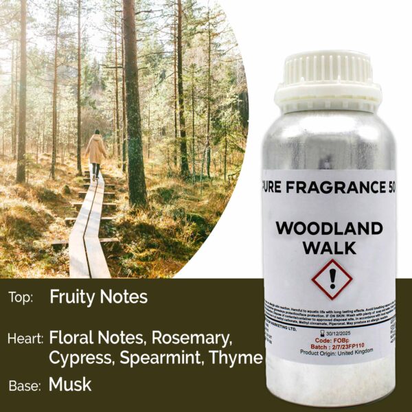 Huile parfumée pure Woodland Walk - 500 ml- Vendu par 1