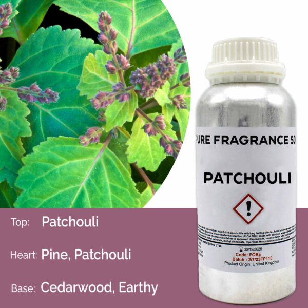500ml (Pur) FO - Patchouli- Vendu par 1