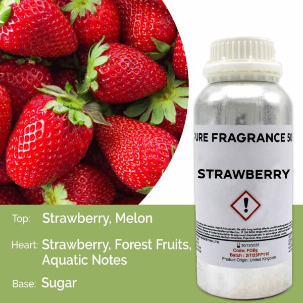 Huile parfumée pure fraise - 500 ml- Vendu par 1