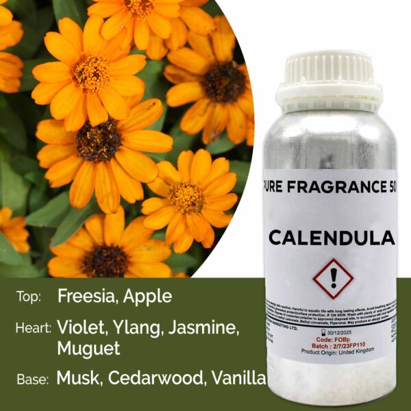 Huile parfumée pure de Calendula - 500 ml- Vendu par 1