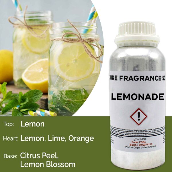 Huile parfumée pure limonade - 500 ml- Vendu par 1