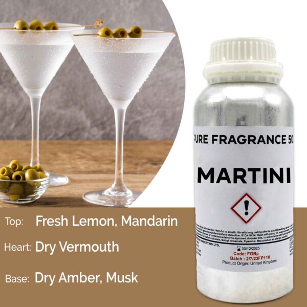 Huile parfumée pure Martini - 500 ml- Vendu par 1
