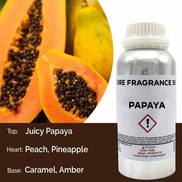 Huile parfumée pure de papaye - 500 ml- Vendu par 1